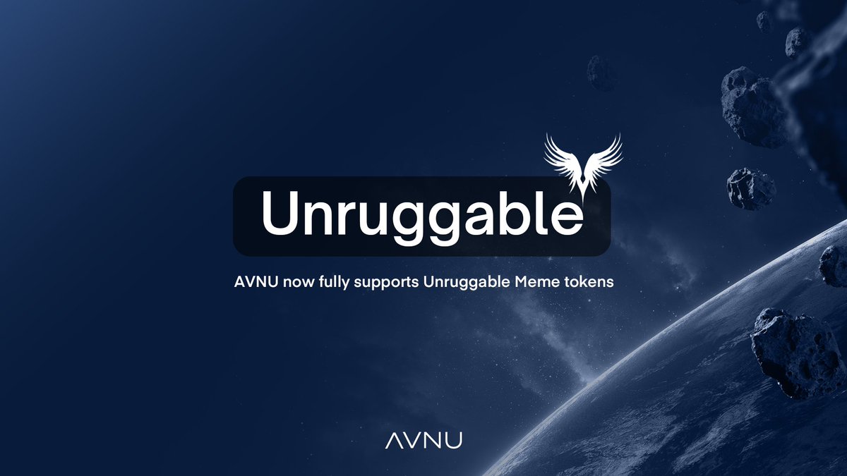 That moment when your community is so on point, they discover new features before you've even announced them 💙 Big shoutout to the eagle-eyed folks out there! 🚀 @UnrugMemec0in is now fully integrated and ready to rock on @avnu_fi 🫡