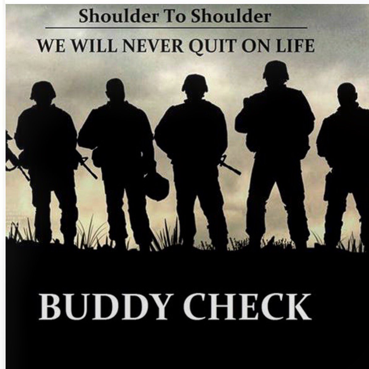 Buddy Check Wednesday 👊 Hope you're all doing well 👊 Lend an ear, reach out a hand 🤝 No battle is fought alone 👊