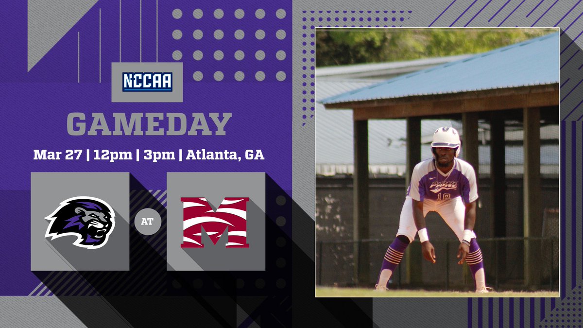 GAMEDAY! 
🗓️March 27 
🕛12 PM | 3PM
⚾️Morehouse College

📍Atlanta, GA