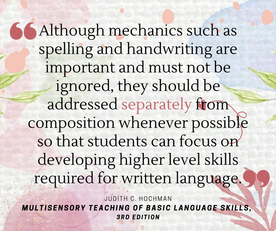 'Writing and thinking are inextricably linked. Therefore, the most important instructional goals should be to enhance clarity and precision in both process and product.' - Judith C. Hochman #literacy #writing