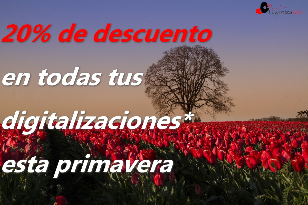 Nos vamos de vacaciones hasta el día 1, pero nuestro descuento del 20%  sigue aquí ¡disfrutad de vuestros recuerdos digitalizados estas vacaciones!

digitalizatodo.es/descuento-del-…

#digitalizar #digitalización #negativos #diapositivas #fotografías #vhs #video #8mm #16mm #super8