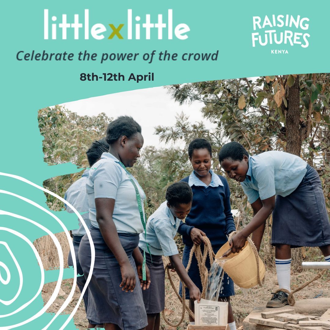 Mark your calendars! April 8-12, we’re celebrating the BIG difference little acts of kindness can make! When you donate up to £40 ($50), @GlobalGiving will match your generosity. Together, we can end cycles of poverty for young people and communities in Kenya #LittleByLittle.