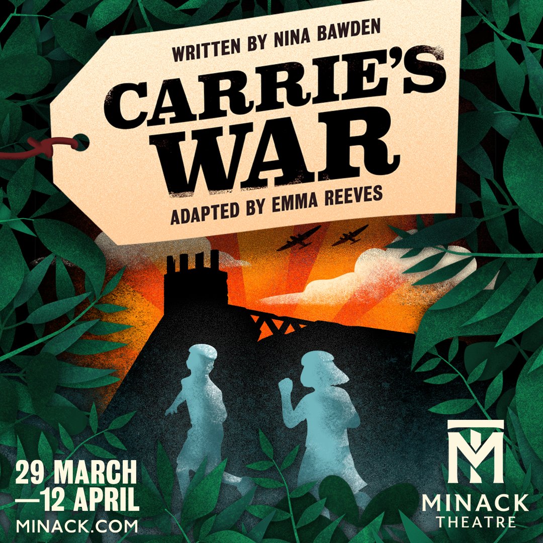 Opening this Friday at the Minack Two children alone in a strange world. A new life, new friends - and a secret that could destroy it all. Don't miss Carrie's War, our Easter show, perfect for adults and children. Book now! minack.com/whats-on/carri…