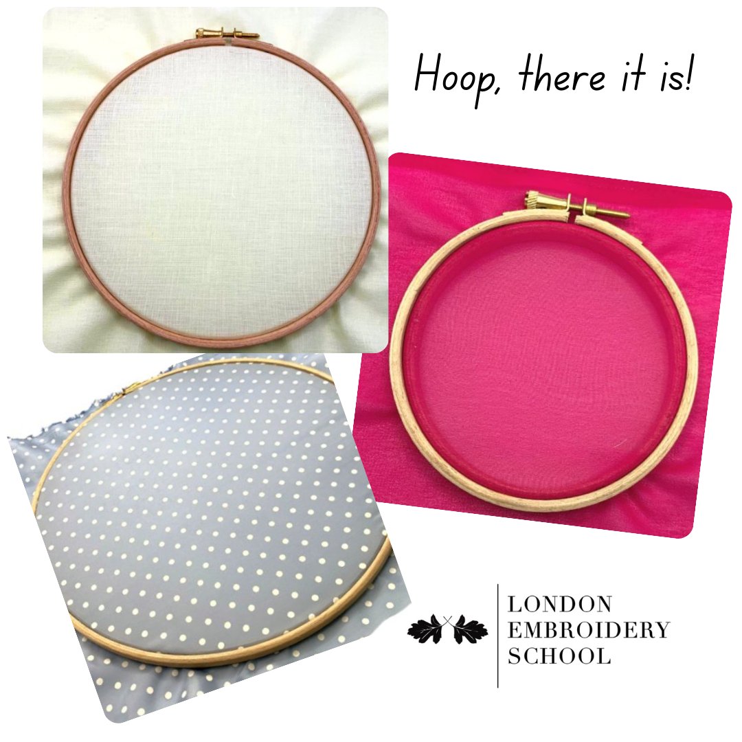 A pop culture staple in the embroidery world....the hoop. We totally dig ours! They are slim, lightweight, adjustable, come in three sizes, great quality and affordable. . . . . #londonembroideryschool #embroidery #embroideryhoop #product #embroideryequipment