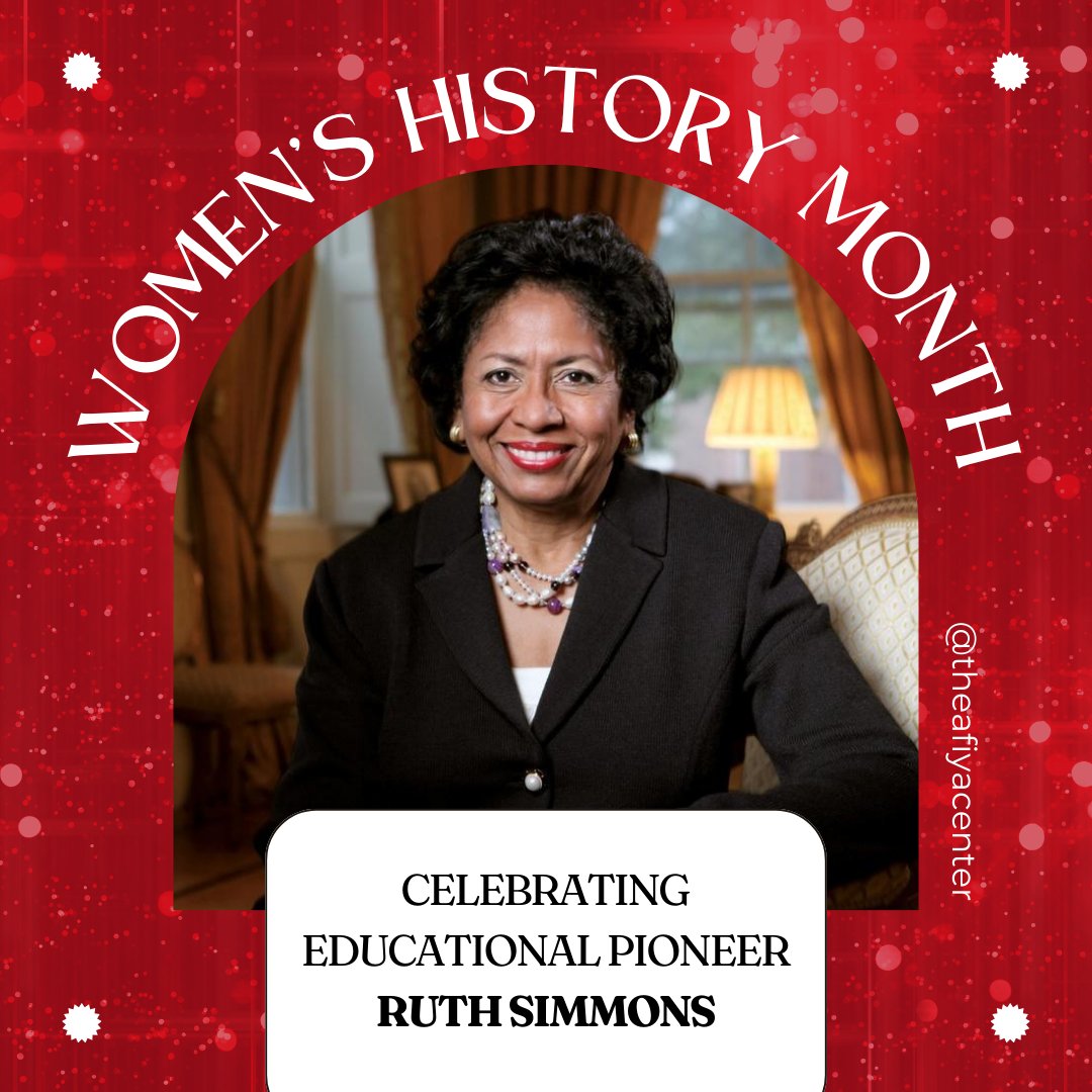 Today’s #WomensHistoryMonth spotlight is Ruth Simmons! As the first Black president of an Ivy League school, she was named “America’s Best College President” by TIME. Simmons is a pioneer for Black womxn in higher education and a fierce advocate for HBCUs.