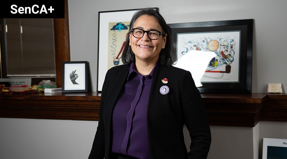 Elle est défenseure des droits des femmes autochtones, et une fière Innue et Québécoise. Apprenez-en davantage sur la sénatrice @michele_audette et pourquoi elle rêvait de rejoindre la Chambre rouge : ow.ly/hTrN50R3bR5 #SenCA #PolCan