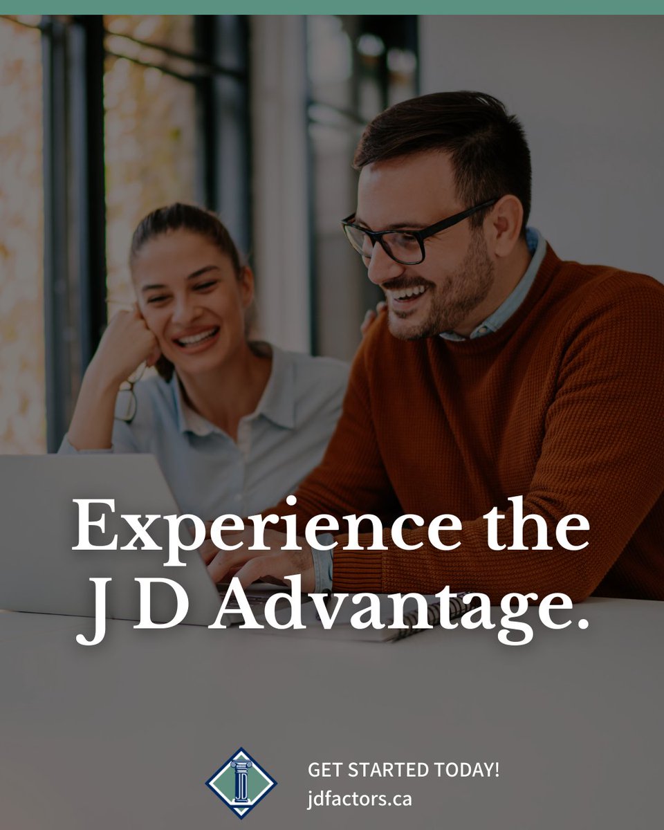 JDFactors's tweet image. Focus on what matters the most... YOUR BUSINESS! 👍

Experience the J D Advantage today at Jdfactors.ca

#JDFactors #Businesstips #FactoringSolutions #BusinessGrowth