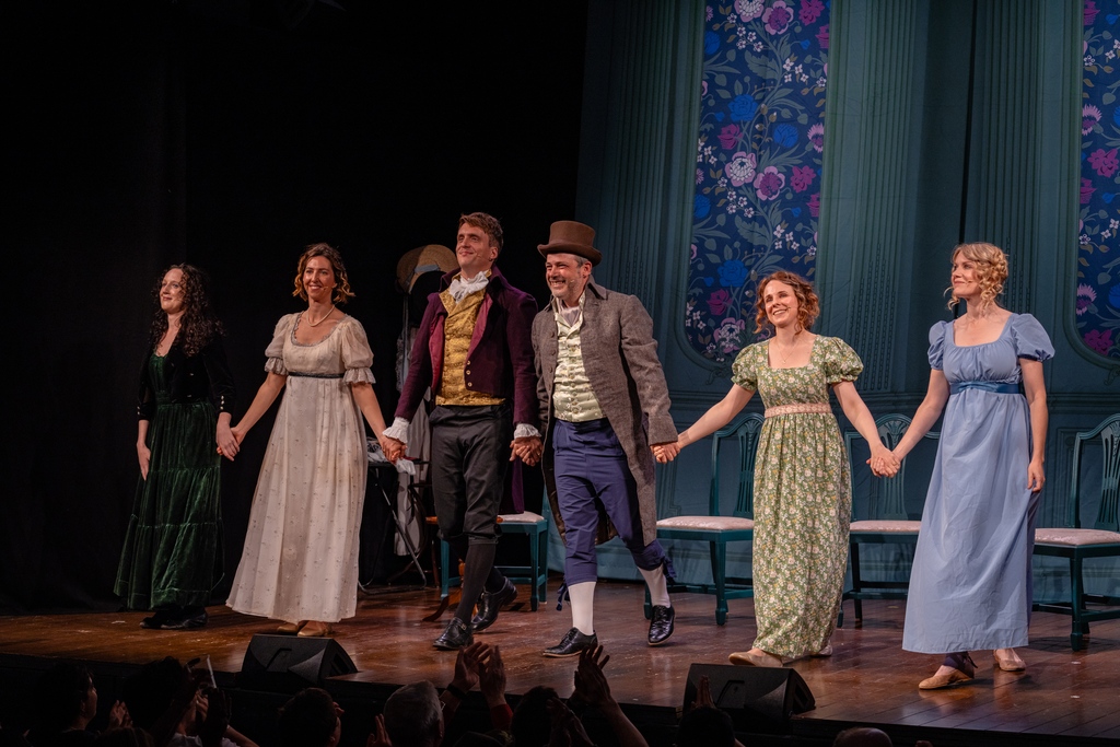 As Mr. Darcy would say on #WorldTheatreDay... 'You must allow me to tell you how ardently I admire and love you!' ❤️ Thank you to all our audiences who join us for improvised hilarity live onstage! And to our cast, crew and teams offstage - we are filled to the brim with pride!