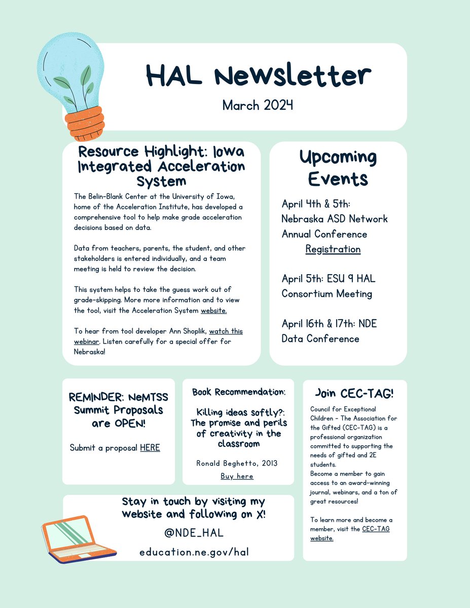 The March HAL Newsletter is out :)