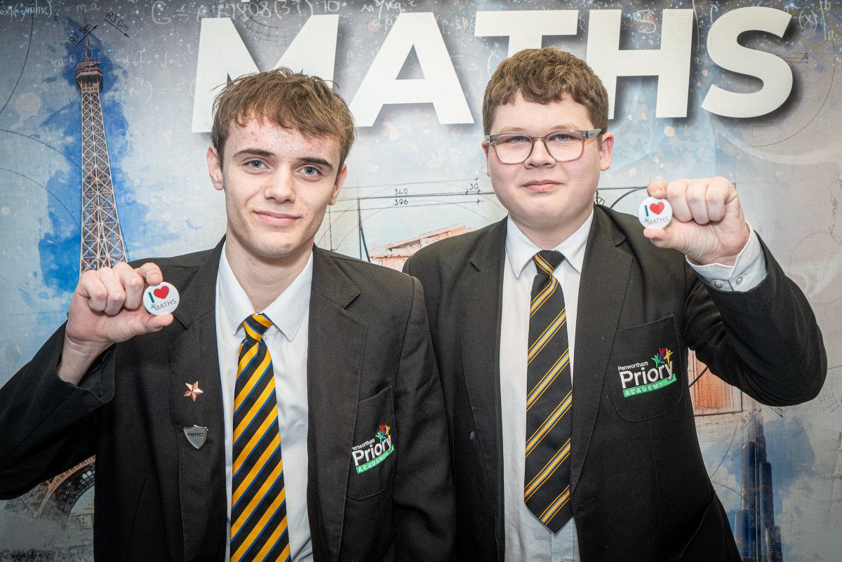 The Maths Dept is running a competition asking pupils to say what they particularly enjoy about the subject. Qualifying responses are rewarded with an 'I love Maths' badge. Find out why Year 11s Louie & Will love Maths, and how to enter: priory.lancs.sch.uk/news/2024-03-2…