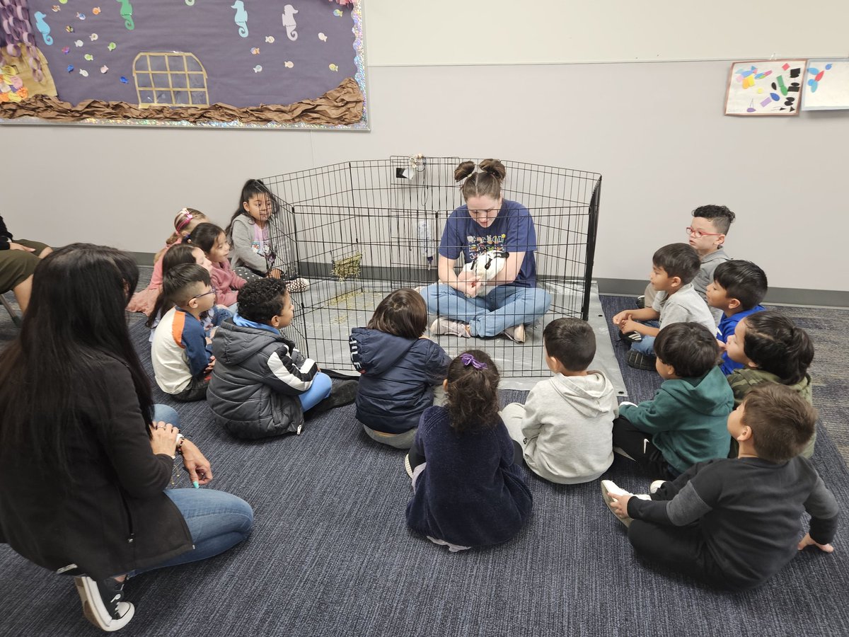 Having a great day <a href="/CFISDLieder/">Lieder Elementary</a>! PBIS dance party and a seasonal bunny visit! @LadyLeslyMook  <a href="/CFISDStuSrvcs/">Student Services</a>