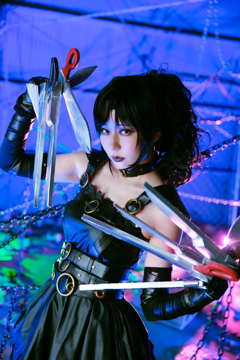 【コスプレ】 HORROR美少女シリーズ Edward Scissorhands 『シザーハンズ』 エドワード 📸 @kazu4132