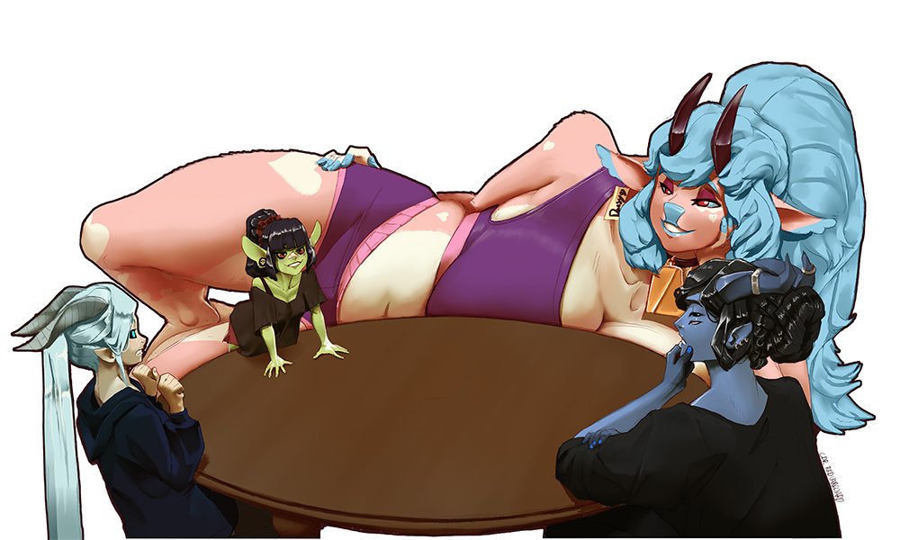 Pathfinder 2e's Monster Core releases today! So join me, <a href="/DitzyDaisymoo/">Daisy🐮Brooks!</a>, <a href="/SilverscarDevil/">Tensha Silverscar, Resident Sorcerer</a>, and <a href="/LuminaEmber/">Lumigosa</a> as we do a smash or pass on every wacky and wild creature in the book! 

We'll be live at 6pm EST and I hope to see you all there~!🔗⬇️

#VtubersUprising #TTRPGs #Goblin