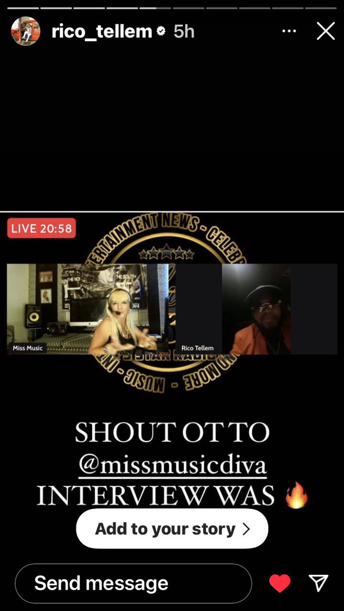 missmusicdiva's tweet image. As always when a #match top hits #sandpaper, it’s always #fire!!! #thankyou #ricotellem #themusicshop #podcastshow #spotify #amazonfiretv #hhqtv2