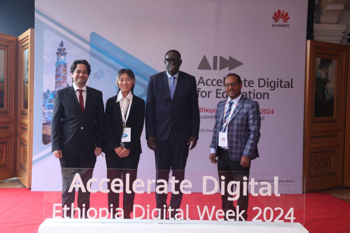 .@UNESCO_Addis joins @Huawei & @AddisAbabaUnive during #EthiopiaDigitalWeek2024 to Accelerate Digital for Education ! A landmark moment as we join forces with @HuaweiNA & the Ethiopian Ministry of Education @fdremoe, aiming to revolutionize #education through #ICT. @RBissoonauth