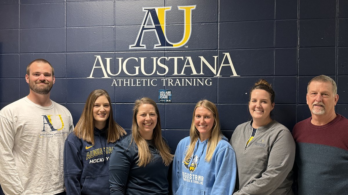 GoAugie's tweet photo. We'd like to wish our athletic training staff a Happy National Athletic Training Month ⚔️

Thank you for all that you do for Viking student-athletes! 

#BuildingChampions | #NATM | #NATM2024 https://t.co/dHGBqE0nEP