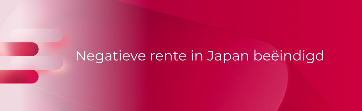 Bank of Japan verhoogt belangrijkste rentetarieven na 17 jaar, waarmee een einde komt aan de negatieve rente. Lees hier de context en gevolgen voor de markten ▶️ belfius.be/retail/nl/publ… #bankofjapan #rente #markten