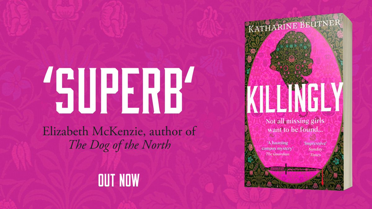 CorvusBooks's tweet image. &apos;Superb&apos; Elizabeth McKenzie

A haunting, brooding gothic novel based on the unsolved disappearance of a university student in 1897 – perfect for fans of Camilla Bruce, Stacey Halls and Bridget Collins.

Out now: amzn.to/43APa96

#Killingly