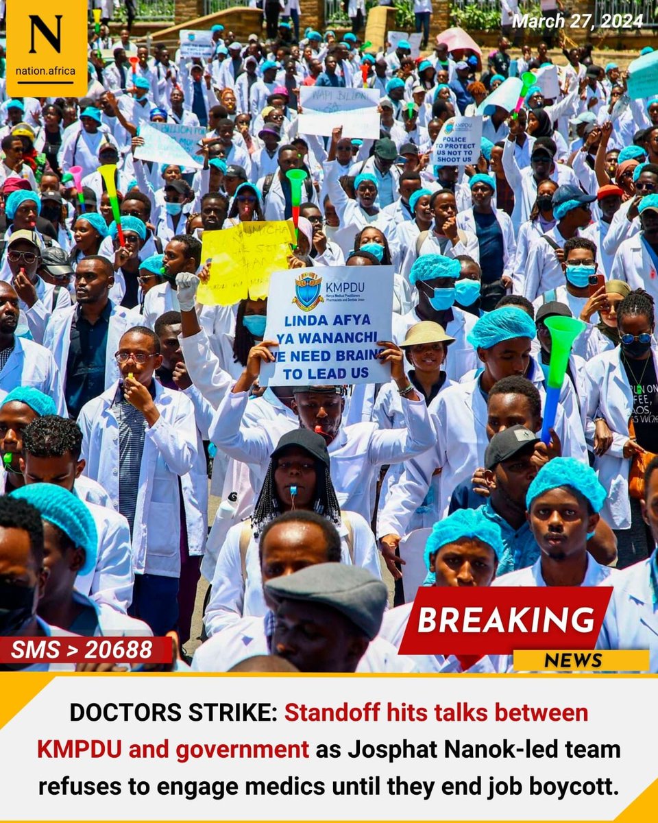 AbdikarimAbdow's tweet photo. This government is hellbent on playing games with this #DoctorStrikeKE . They sing about goodwill and invite doctors on the negotiating table but then walk out of the meeting. 
#GovernmentOnStrike
#DoctorsStrikeKE 
#ImplementCBA2017 
#SupportKenyanDoctors https://t.co/FU7fskIvkM