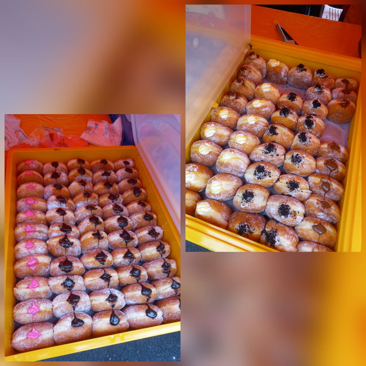 bevng1971's tweet image. #bukapuasa stalls ... #bomboloni for RM2 each. Not bad. I bought chocolate, oreo, peanut butter &amp;amp; vanilla. #foodie #snack #kl #donut