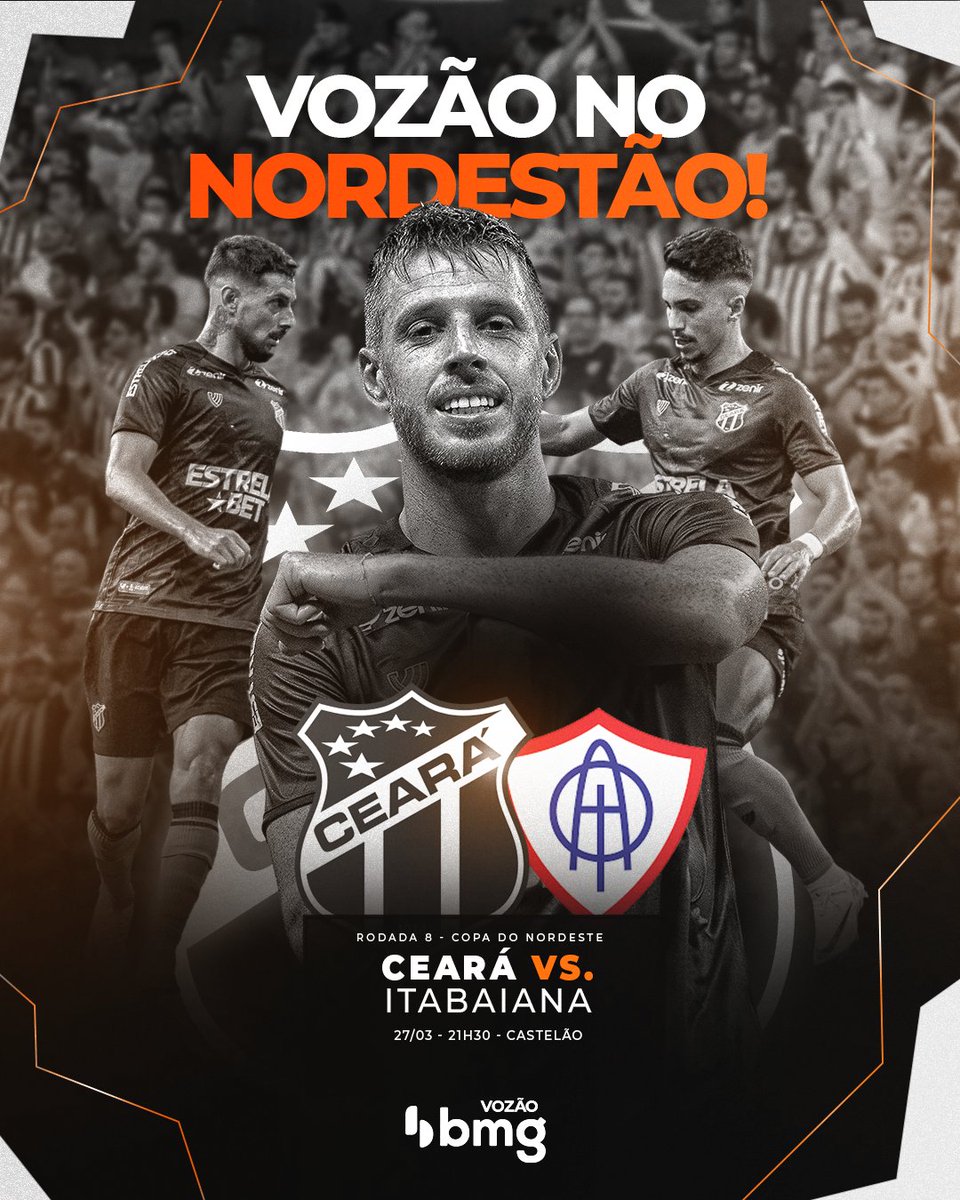 VozaoBmg's tweet photo. VAI VOZÃO! 👊

O Alvinegro entra em campo para enfrentar o Itabaiana pelo último jogo da fase de grupos do Nordestão.

#VozãoBmg https://t.co/y9DqQzE6e1
