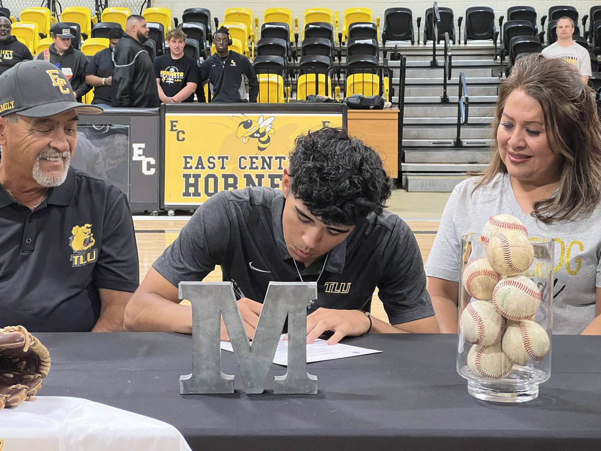 Michael Barrera has officially signed with Texas Lutheran University! ⚾️🎉 Congratulations, Michael, on this incredible achievement. We can't wait to see you excel at the collegiate level! #BaseballTalent #TexasLutheran" <a href="/ECISDtweets/">East Central ISD</a> <a href="/_ECAthletics/">ECHS Hornet Athletics</a> <a href="/booster_ec/">EC ATHLETIC BOOSTER CLUB</a> <a href="/ArriolaSuzette/">Suzette Arriola</a>
