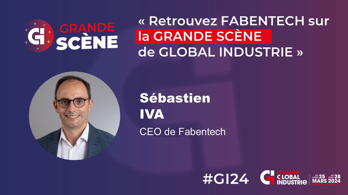 👉Fabentech se rend à #GLOBALINDUSTRIE, le rendez-vous business des acteurs de l’industrie d’aujourd’hui et de demain !  
 
🎙️Sébastien Iva a notamment pris la parole pour évoquer le sujet crucial de l’industrie du #biomédicament comme facteur de #souveraineté

#NRBC #GI24
