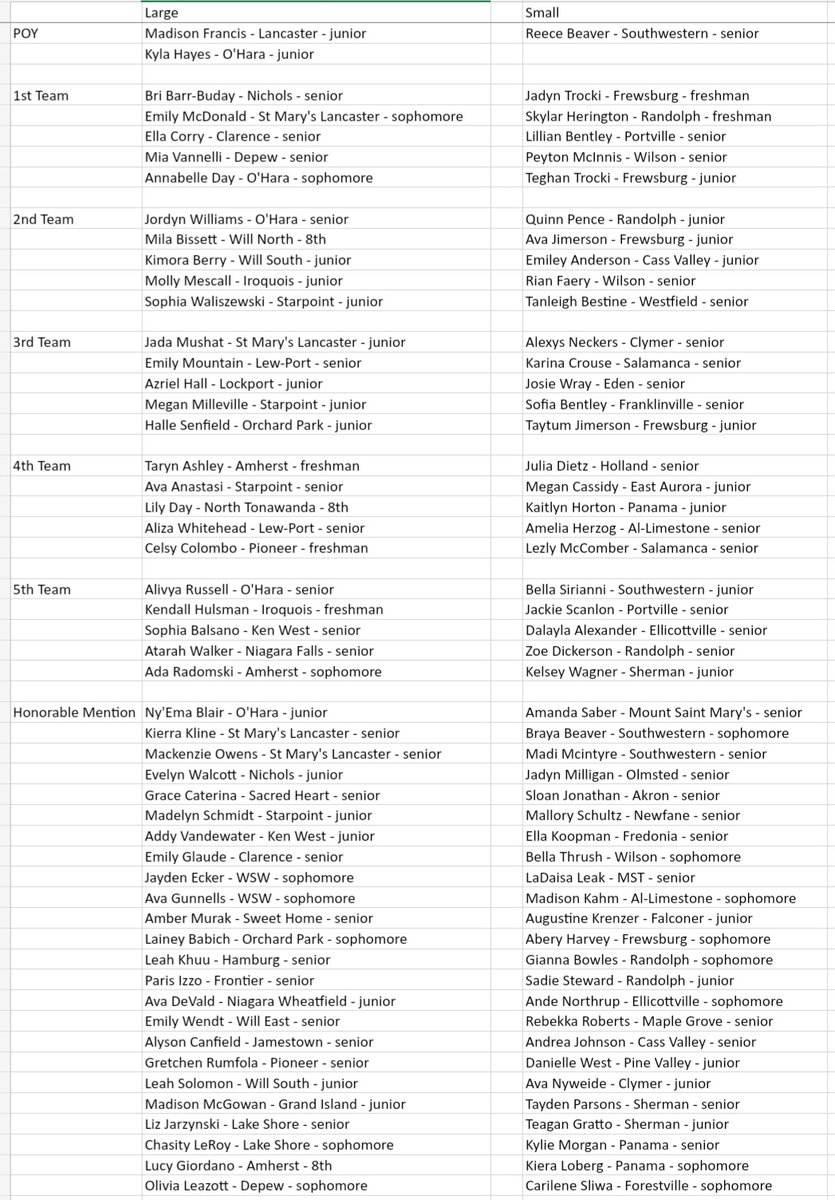 Here are my POY's, 1st-5th teams and HM's for the 2023-2024 season: