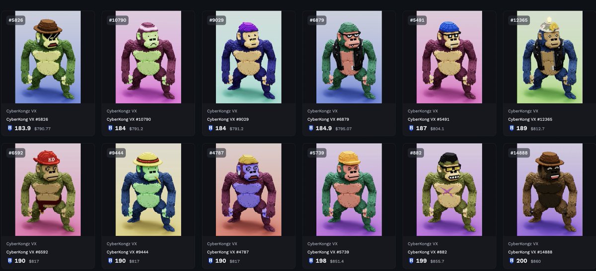 Honestly, the <a href="/CyberKongz/">CyberKongz</a> move to Ronin Network has been one of the most overooked moves this cycle.

Working with <a href="/Ronin_Network/">Ronin</a> has let me dive HEAVILY into all that's going on there.

&amp;&amp; with Cyber Kongz, Play &amp;&amp; Kollect now on Ronin, you are MISSING OUT...
The space LOVES