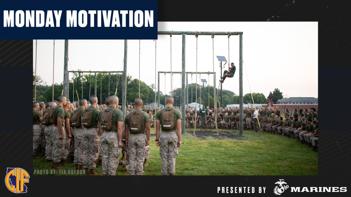 It’s #MondayMotivation presented by @USMarineCorps 'You should never stay at the same level. Always push yourself to the next.' - Marnelli Dimzon Learn more about the Marines NROTC scholarship! See the 🔗 in bio