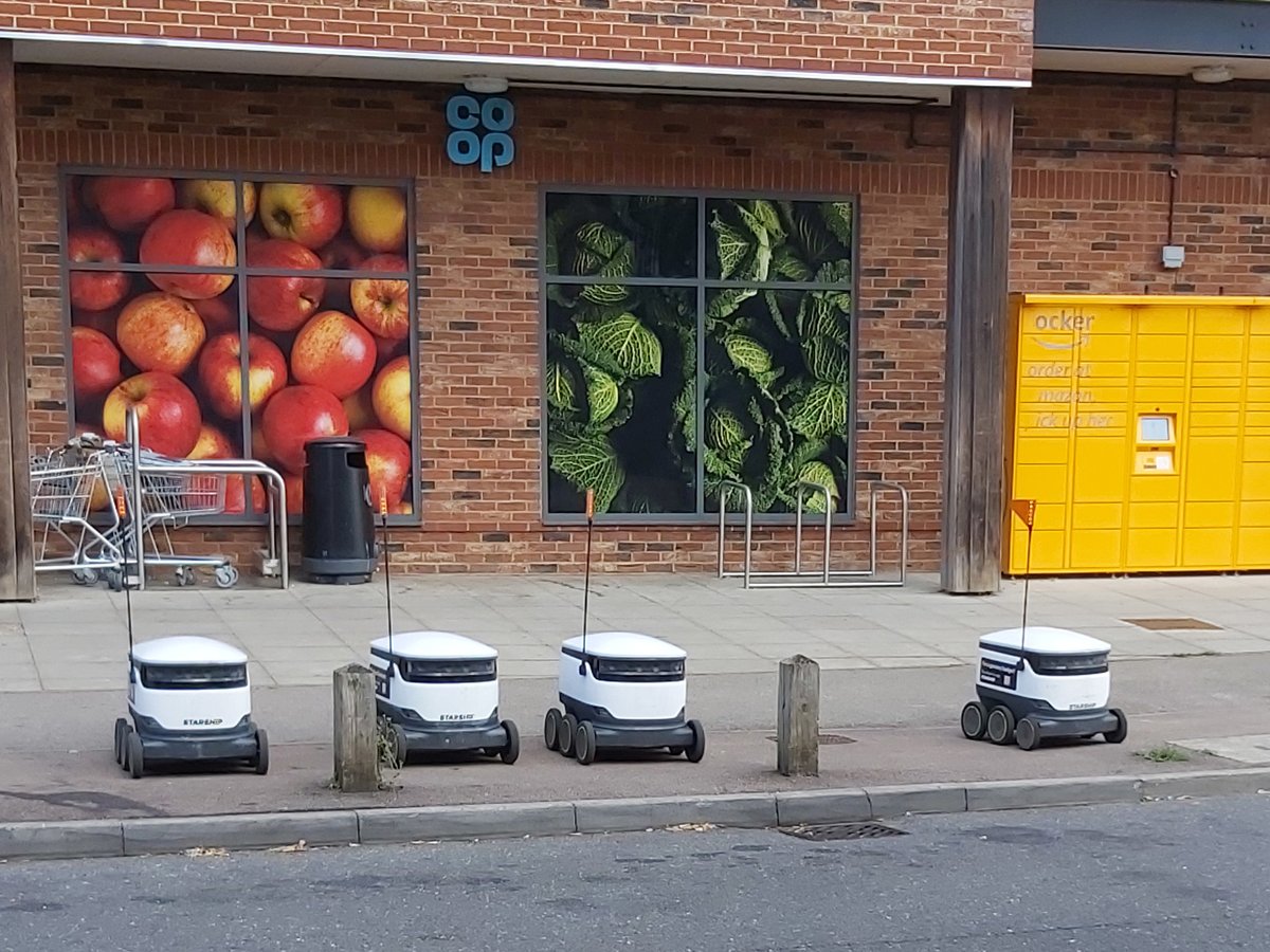 A new study has shown that people modify their behaviour to accommodate autonomous delivery robots, and it is this invisible ‘human work’ that allows robots to run smoothly on the streets <a href="/UoNComputerSci/">Computer Science, Uni of Nottingham</a> <a href="/HorizonDER/">Horizon</a> 

Full story here: tinyurl.com/ysyptmev