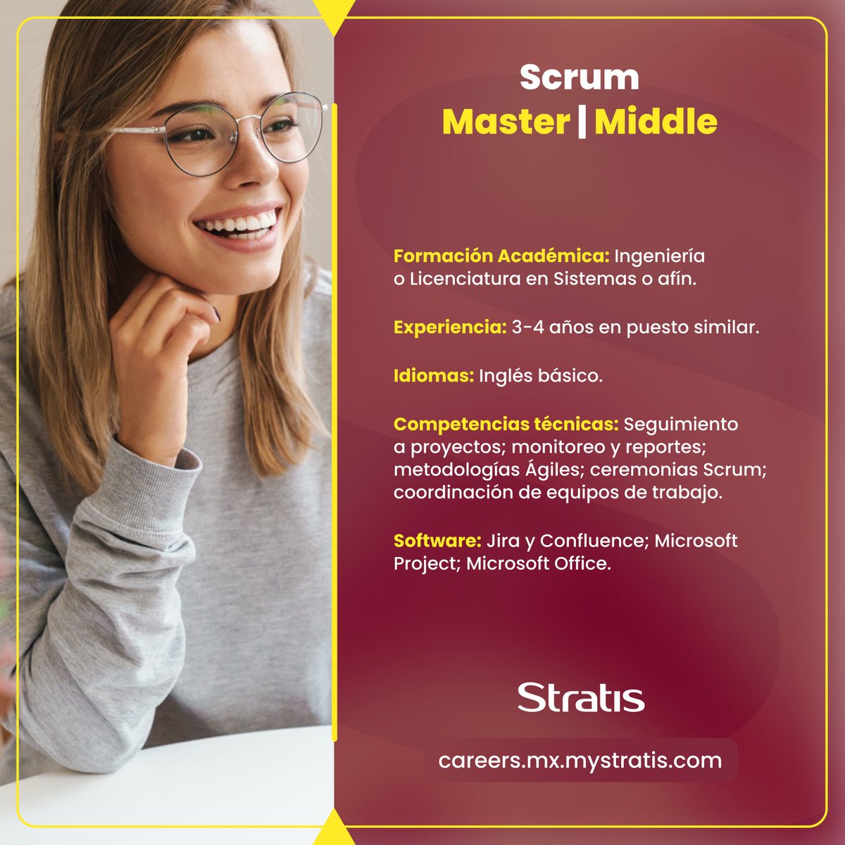 mystratis's tweet photo. Conoce todos los detalles de estas #OportunidadesdeEmpleo del área tecnológica y forma parte de nuestro gran equipo. https://t.co/aznIrGXm9Q #empleodisponible #tecnologia #hiring #OportunidadLaboral #vacantedisponible #empleoMexico #vacantesmexico #vacantesCDMX #areatecnologica https://t.co/dDRaPq68sv