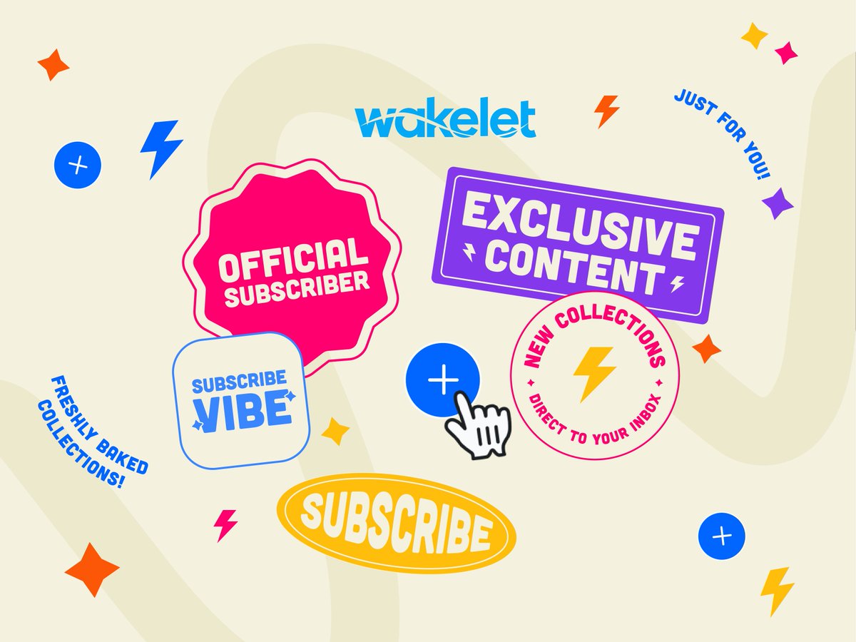 Want freshly baked content delivered directly to your inbox from your favorite content creators? 👀 Look for the 'Subscribe' button on select Wakelet profiles and we'll do the rest 😉 

⚡Join the subscribe vibe here!  wakelet.com/wake/TYPWVliTC…