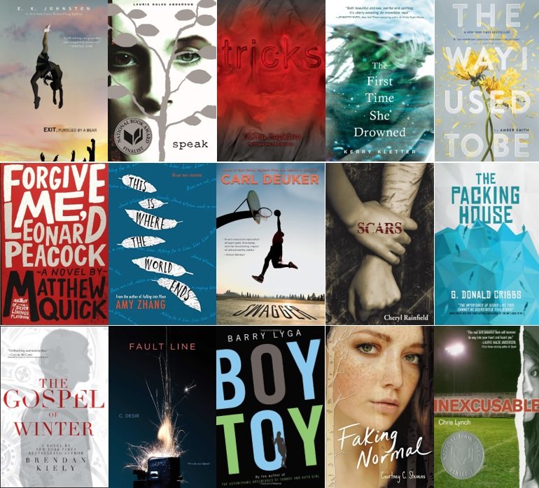 In light of #SAAM #SAAPM: 255 #YASurvivorBooks: Please read, review, and buy your own copy to amplify the voice of survivors. Thank you. RTs welcome.  #MeToo #MenToo #MeTooK12 #YAsaves #YAlit #YAbooks #amreading #BelieveSurvivors 1-15