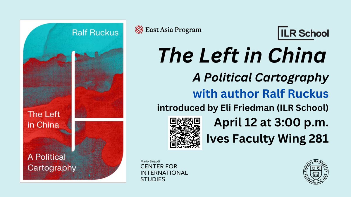 Very pleased to bring Ralf to campus to talk about his new book @PlutoPress