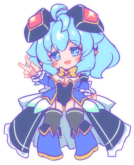 デフォルメこんな感じにしていきたい(模写練習 