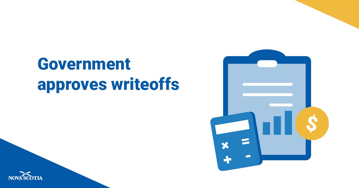 Nova Scotia Gov. (@nsgov) on Twitter photo Government Approves Writeoffs for 2023-24 news.novascotia.ca/en/2024/03/27/… Government Approves Writeoffs for 2023-24 news.novascotia.ca/en/2024/03/27/…