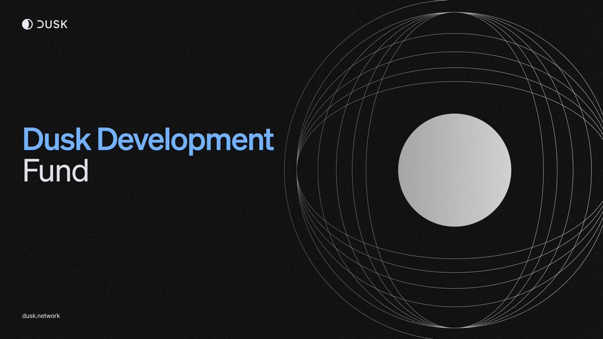 DuskFoundation's tweet image. Build with Dusk 💪

We are thrilled to announce our 15M $DUSK Development Fund to support builders and enhance the Dusk ecosystem. 

Get all the details and find out what protocols we're supporting first: dusk.network/news/dusk-deve…