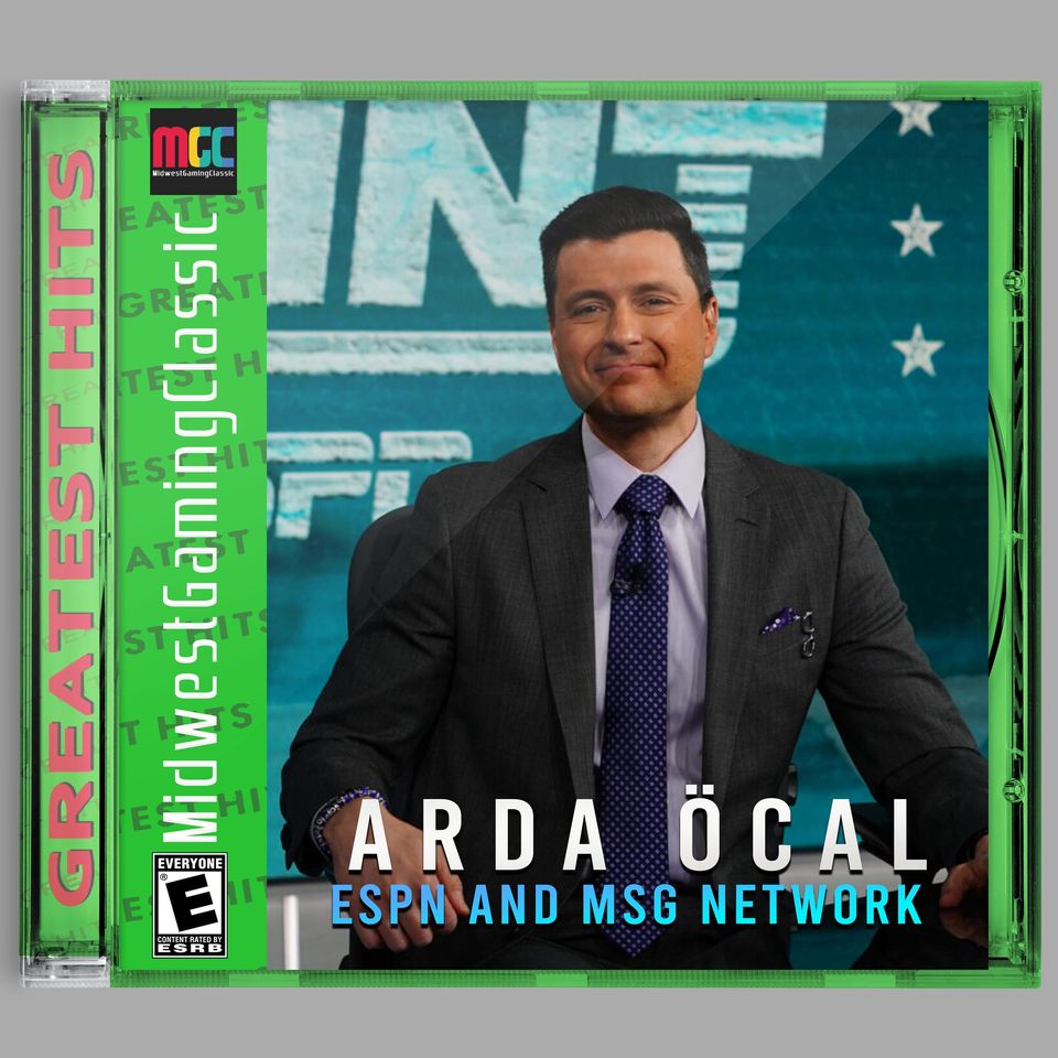 Arda Öcal is coming back to MGC April 5-6th! Meet Arda Öcal Friday and Saturday at the Midwest Gaming Classic! Arda is a television personality and announcer who has worked for the WWE (under the stage name Kyle Edwards) and currently works for MSG Networks and ESPN!