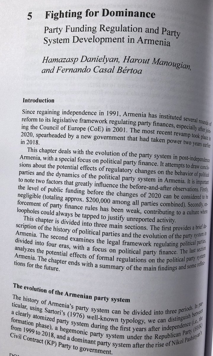 For those interested in money in politics & party funding regulations, here is my latest book co-edited with the great @LTsutskiridze (@EECMD_ORG . Thanks a lot to all the wonderful contributors! routledge.com/Money-Rules-Pa…