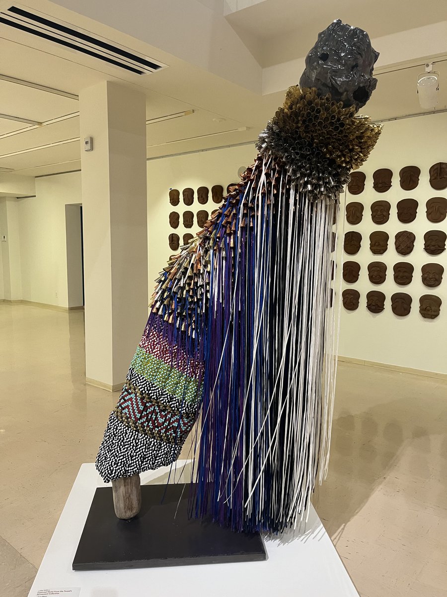 TweedMuseum's tweet photo. Welcome to Gallery Gems!

This piece is "Hold Me Now" by Jeffery Gibson. Jeffery Gibson is an American Chocktaw-Cherokee artist known for his paintings and sculptures. 

"Hold Me Now" is a featured work from the Tweed's Permanent Collection and can be found in our Lobby Gallery! https://t.co/Ym5XFlNIfq