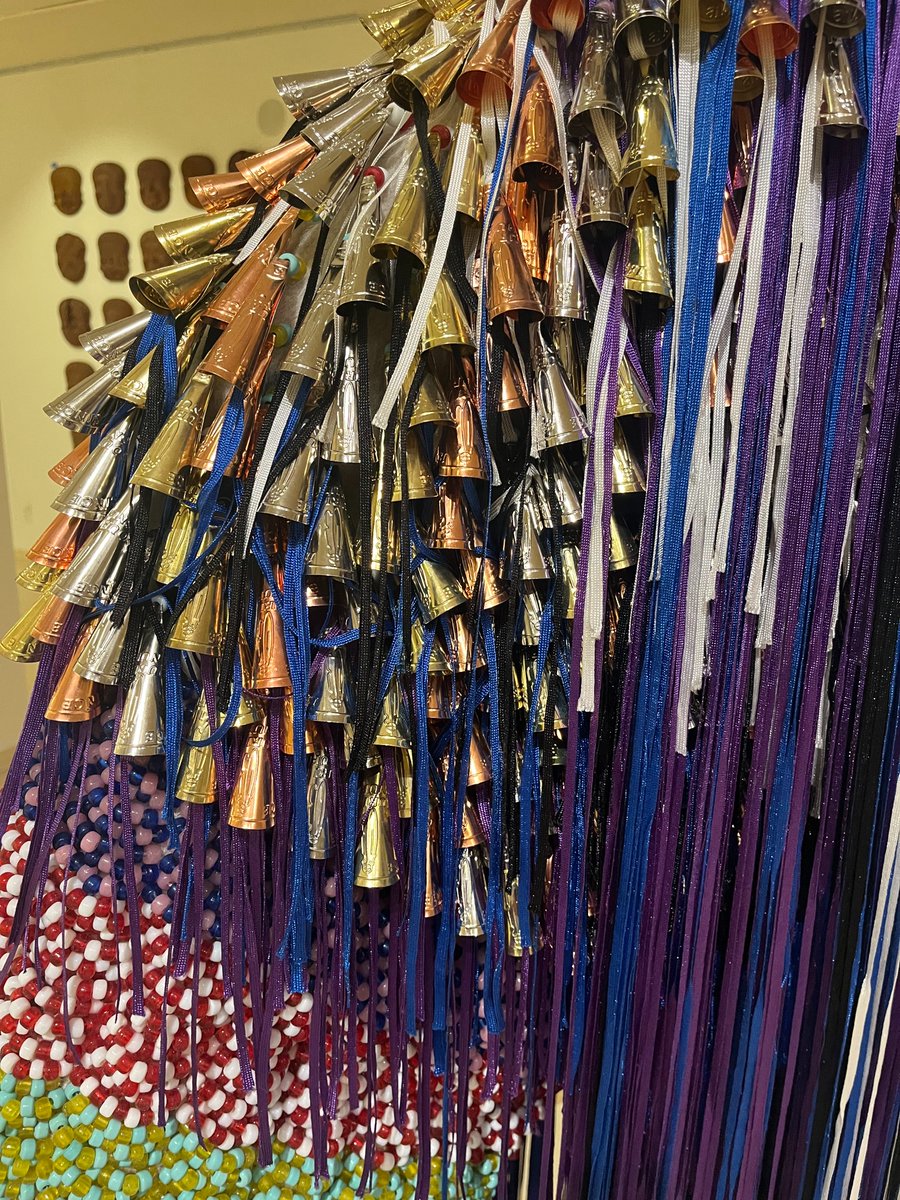 TweedMuseum's tweet photo. Welcome to Gallery Gems!

This piece is "Hold Me Now" by Jeffery Gibson. Jeffery Gibson is an American Chocktaw-Cherokee artist known for his paintings and sculptures. 

"Hold Me Now" is a featured work from the Tweed's Permanent Collection and can be found in our Lobby Gallery! https://t.co/Ym5XFlNIfq