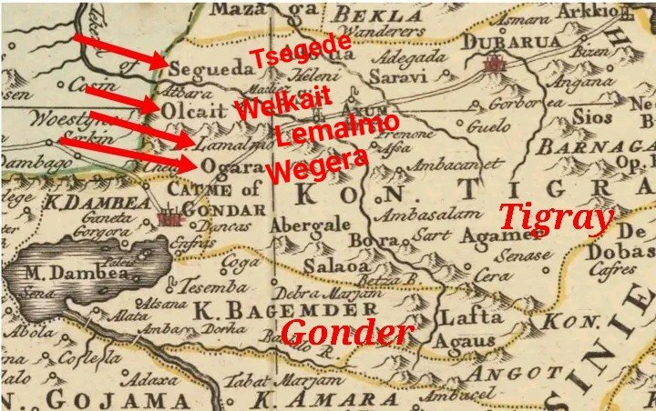 .Z Evidences shows The Western Tigray provinces of 
🚩 Wolkayt,
🚩 Tsegede,
🚩 Tselemti & Humera are Tigrayan Districts In History. So, dear @MikeHammerUSA @_AfricanUnion @UNGeneva 
#UpholdThePretoriaAgreement
#EritreanTroopsOutOfTigray
#AmharaForcesOutOfTigray @YemaneYB