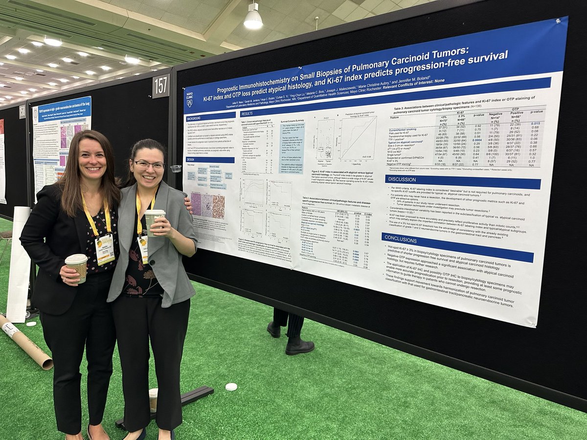 Wednesday morning posters @TheUSCAP from @MayoClinicPath @aubry_mc @AnjaRodenMD @MelanieBoisMD @joemaleszewski