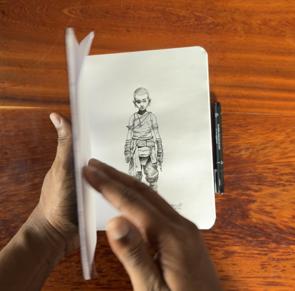 NgairaM's tweet photo. Creative hour session with a @trythisinc sketchbook

#NgairaM https://t.co/MNJkw7DgU9