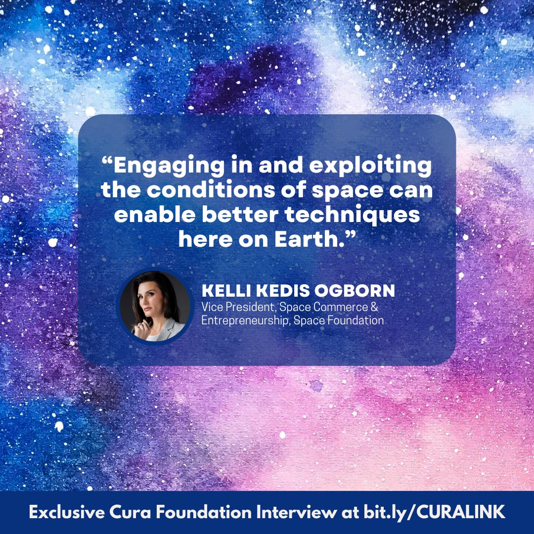 From osteoporosis to organ development to inflammation, space medicine is gleaning novel insights that change the way we think about health on Earth. The latest issue of #CuraLink featuring @KKedisOgborn highlights the emerging field of #space #medicine: bit.ly/CURALINK