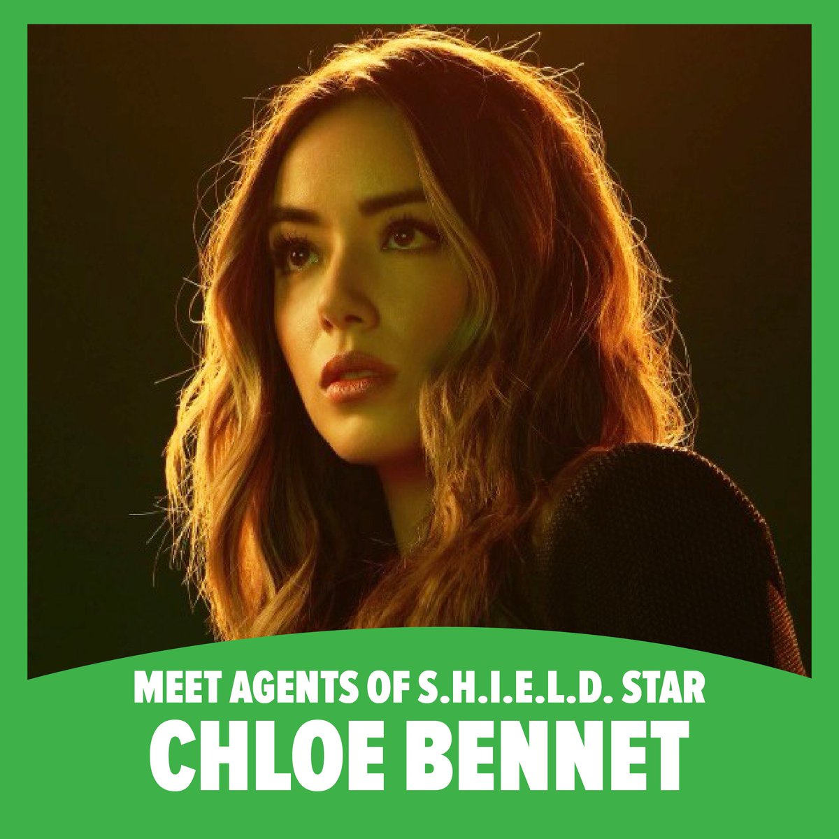 FANEXPOPhilly's tweet photo. Quake is back from deep space and ready to take on Philadelphia. Meet Agents of S.H.I.E.L.D. star Chloe Bennet at FAN EXPO this May. Grab your tickets now. https://t.co/8UNHO3lVg3 https://t.co/n6Ye6AUHaO