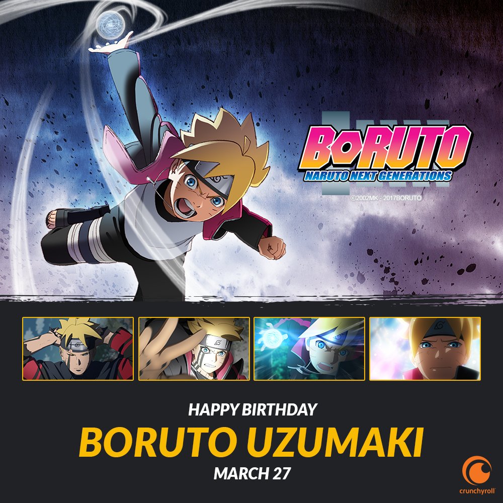 Crunchyroll's tweet photo. Happy birthday Boruto Uzumaki! 🎂 🍔 https://t.co/HCkaIVTwSP