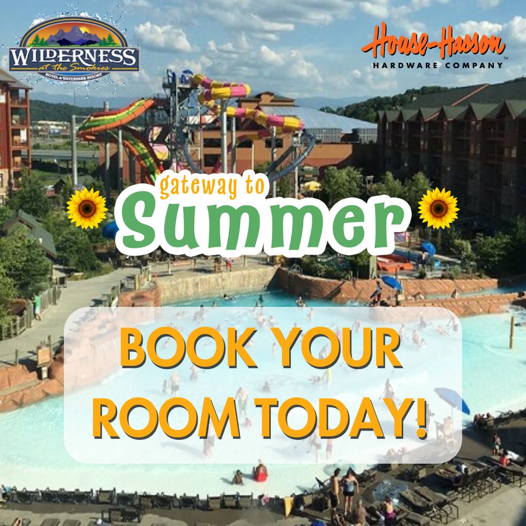 Book your room for House-Hasson’s Gateway to Summer Dealer Market, taking place June 13-15! Enjoy staying at Wilderness at the Smokies but remember rooms go quickly, so be sure to make your travel plans today! Register here: hubs.ly/Q02qPDJX0. #househasson #gatewaytosummer