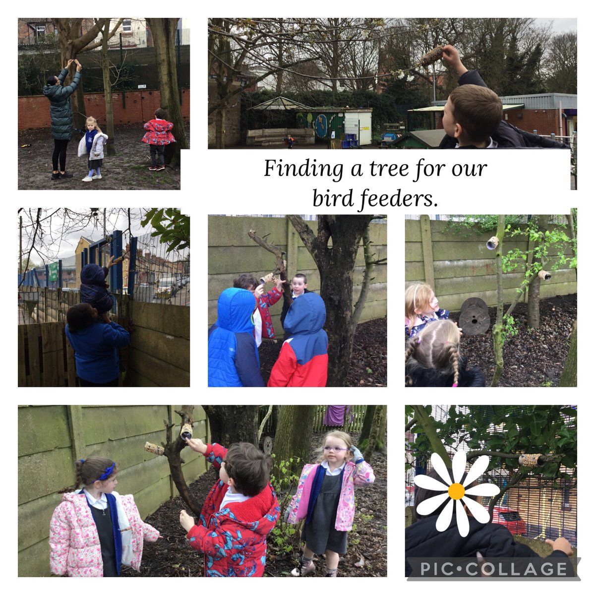st_michaels_ham's tweet photo. Making bird feeders. 
#SMITHscience #SMITHoutdoors #SMITHgeography https://t.co/4bRMLVt2fW